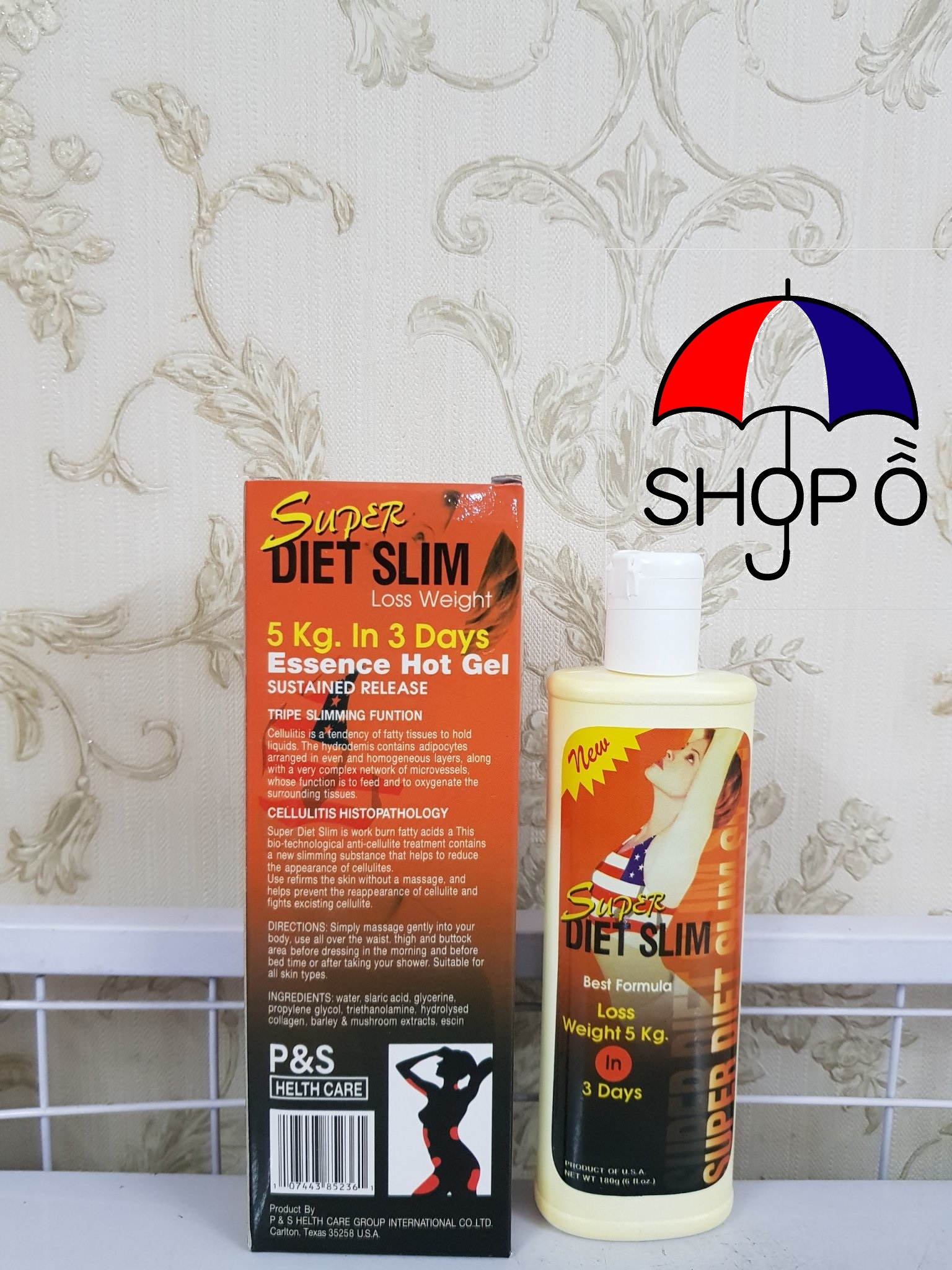 [HCM]Kem tan mỡ Super Diet Slim 180gram USA