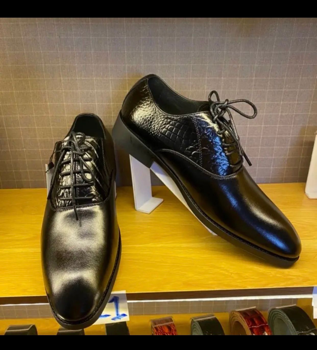 Giày Buộc Dây OXFORD Da Bò Thật - Phong Cách CLASSIC Công Sở Basic