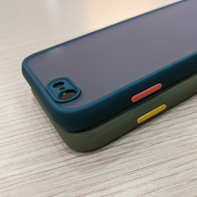 Ốp lưng nhám viền cao su bảo vệ camera iPhone 6 iPhone 6S