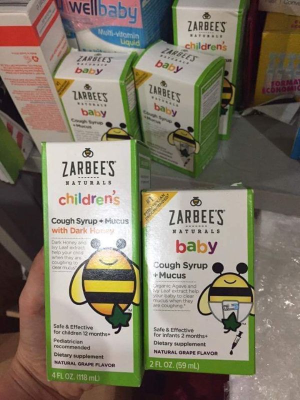 Siro  ho và long đờm Zarbee Mỹ - 345