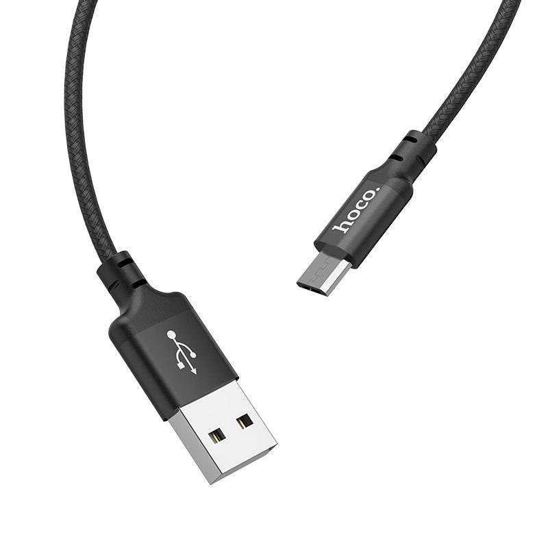 Cáp sạc dây dù Hoco X14 dài 2M - cổng Lightning - Nhat Tin Authorised Store