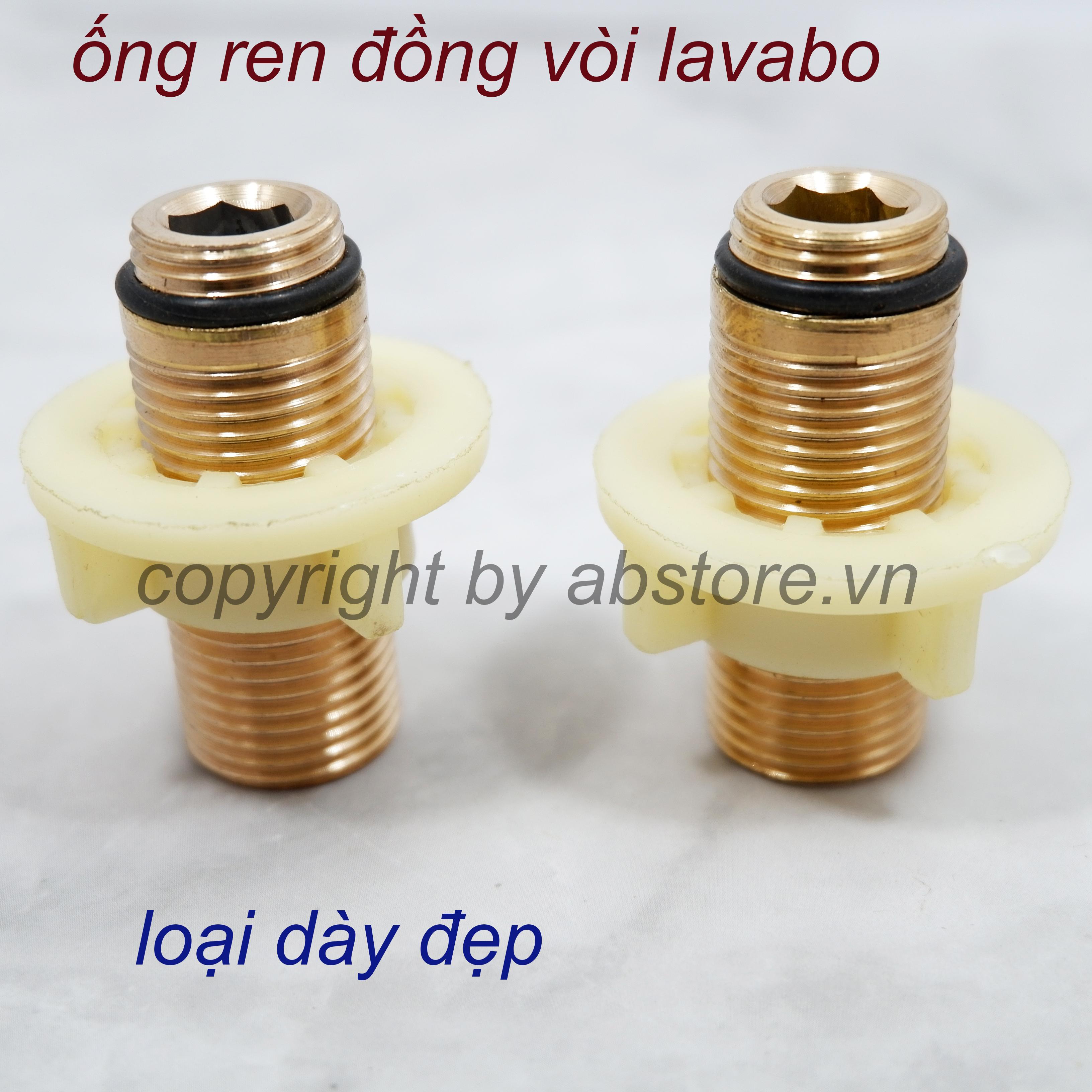 Ống chân đồng vòi chậu lavabo và ốc nhựa hàng đẹp giá rẻ ( 1 ống đồng và 1 ốc )