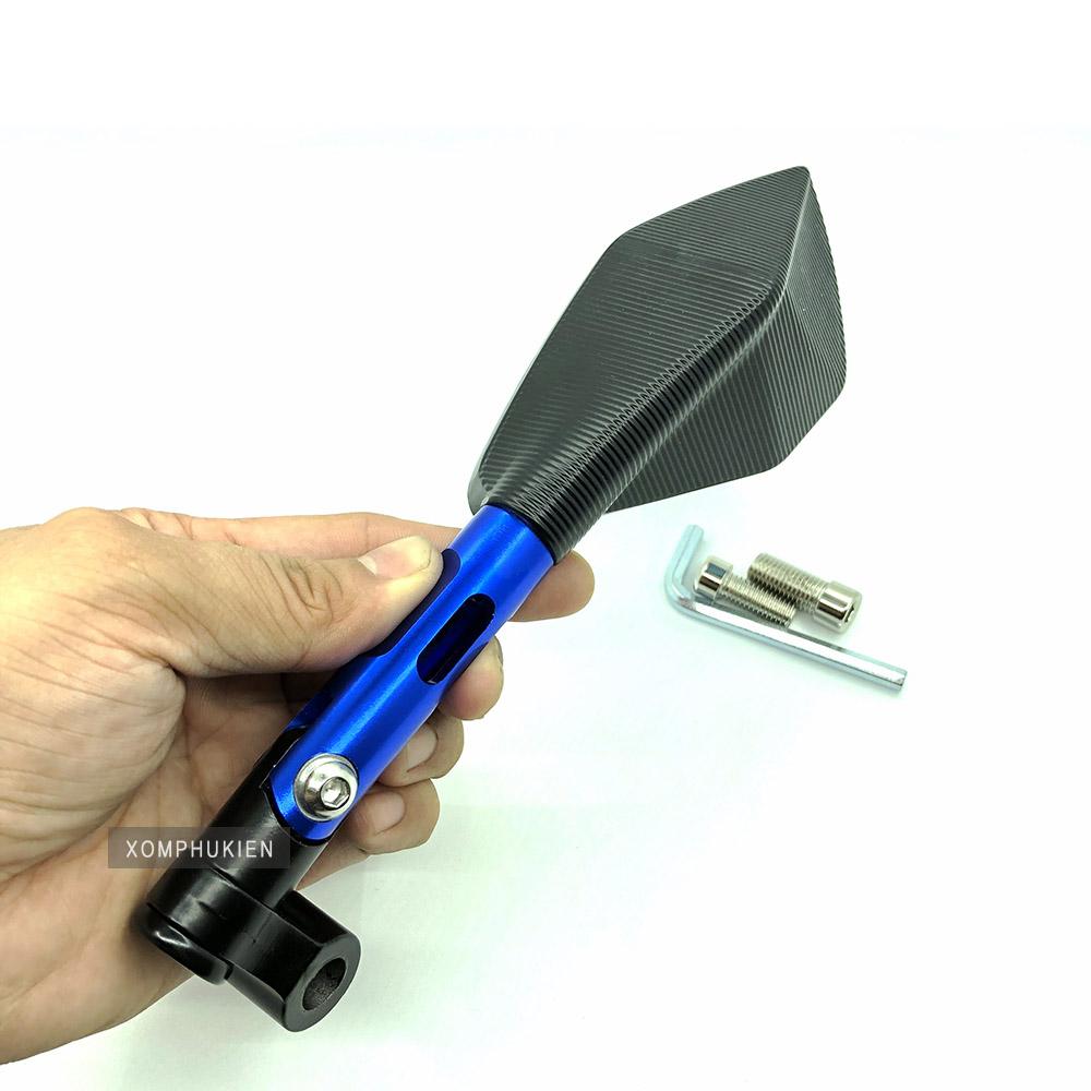 [HCM]Gương Chiếu Hậu 5 Cạnh Trang Trí Xe Máy [ 1 chiếc Trái ]