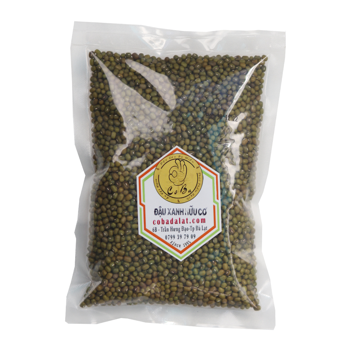 Đậu Xanh Hữu Cơ - Sạch 500g ( Thuần Chủng Không Biến Đổi Gen )