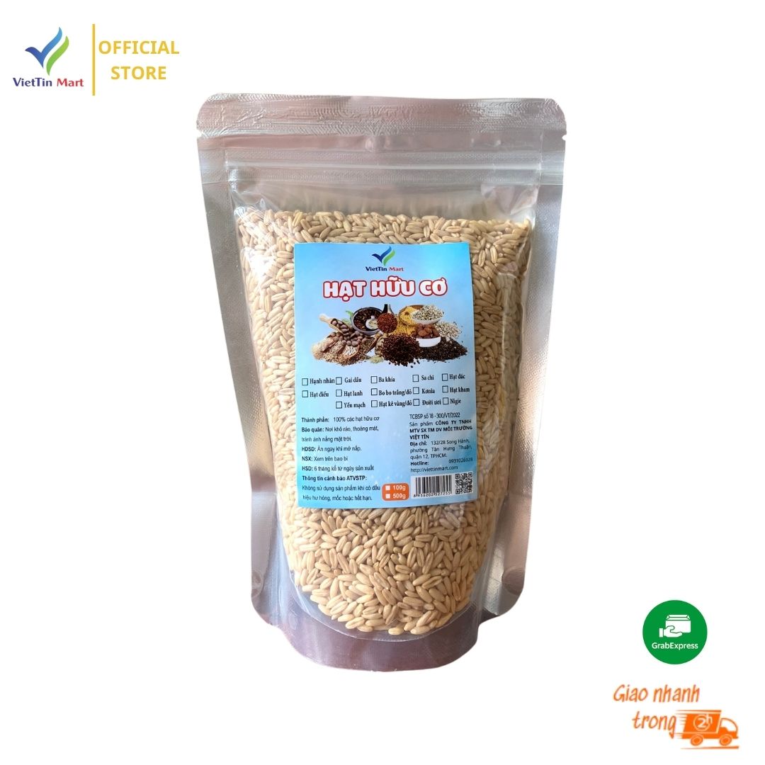 500G YẾN MẠCH HỮU CƠ (ĐÃ TÁCH VỎ)
