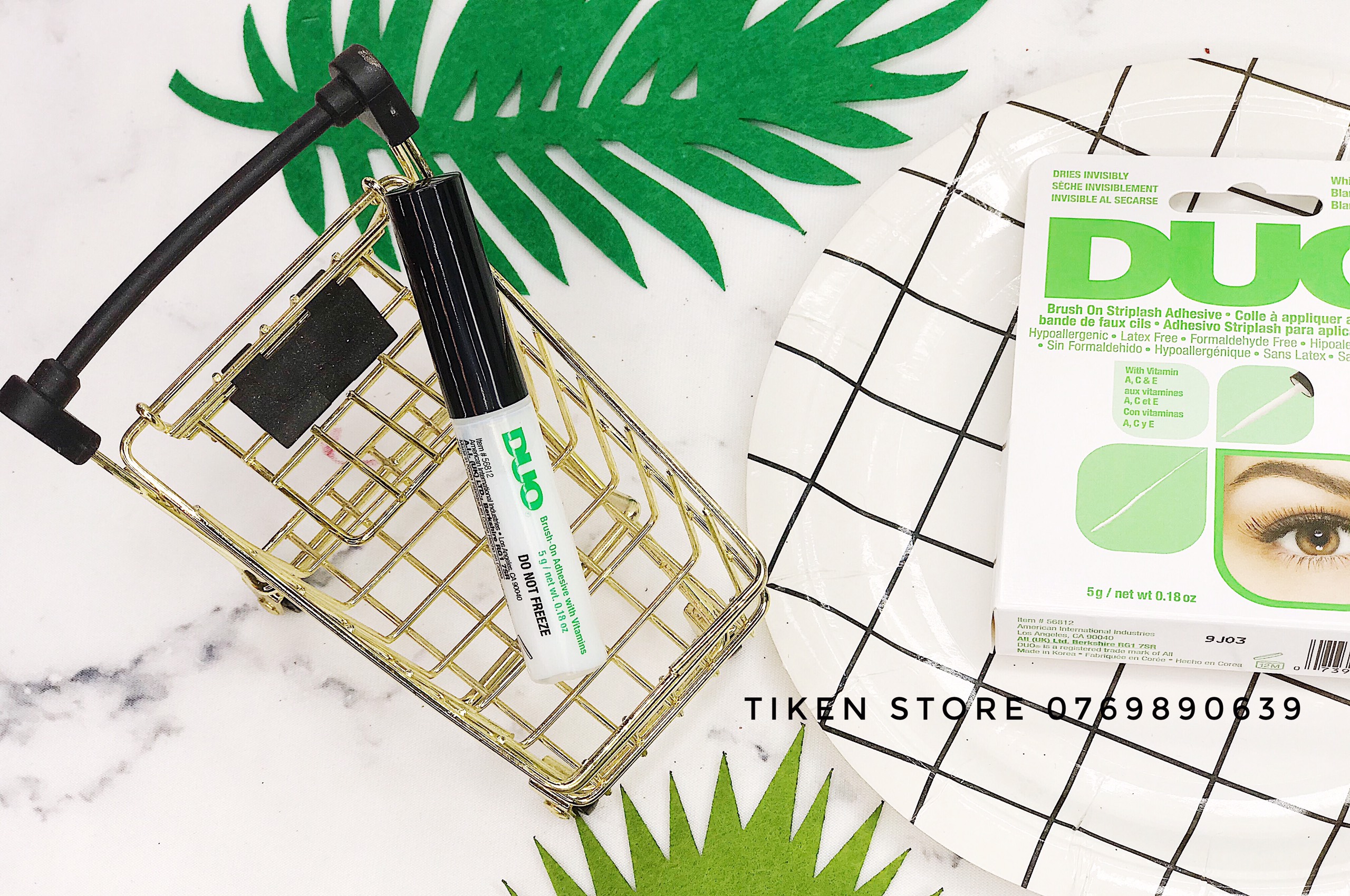 [HCM]Keo dán mi Duo Brush On Striplash Adhesive (xanh lá)