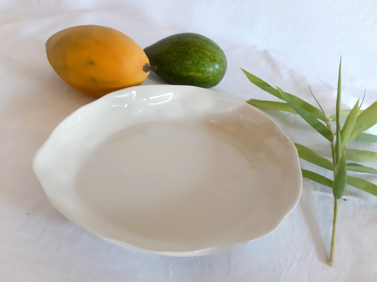 Bát Tràng Ceramic Luxury Plates/ Five Star Restaurant/ Pastel Color