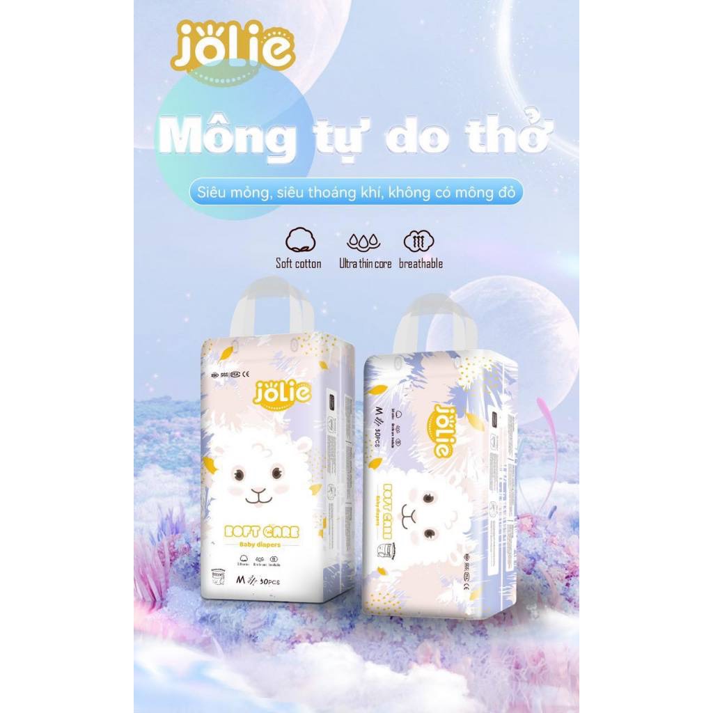 [Only Order in Quantity of 100 Pieces] Jolie Diapers for Children, Combo of 50-100 Pieces, Thin and Lightweight, Super Cheap