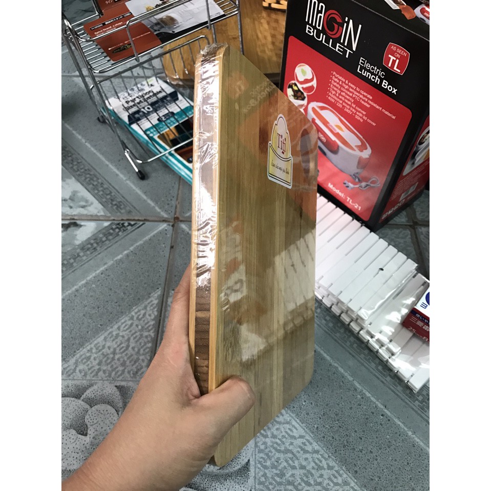 Thớt Tre Cao Cấp Titi Cỡ Đại 39 X 26Cm
