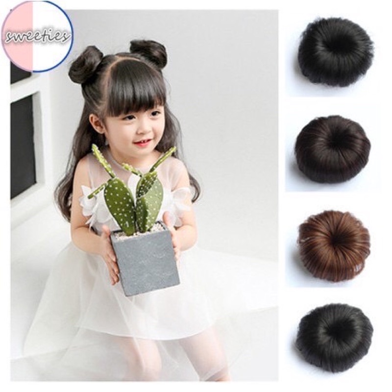 TÓC GIẢ CHO BÉ 💖 BÚI NATRA XINH CHO BÉ GÁI