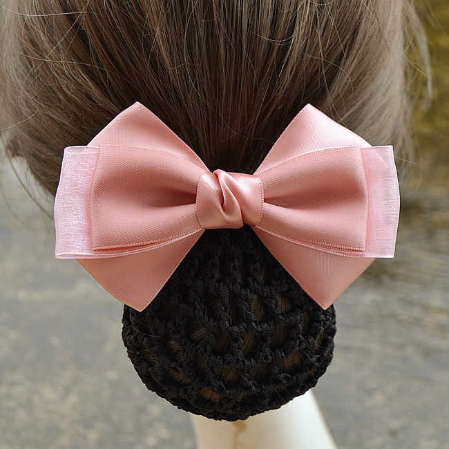 [Ảnh thật] Kẹp búi tóc nơ hồng ❤️Tóc công sở❤️ Hoa cài Tóc Đẹp/ Kẹp đính đá/ Phụ kiện cho nữ/ QUÀ TẶNG KHÁCH HÀNG