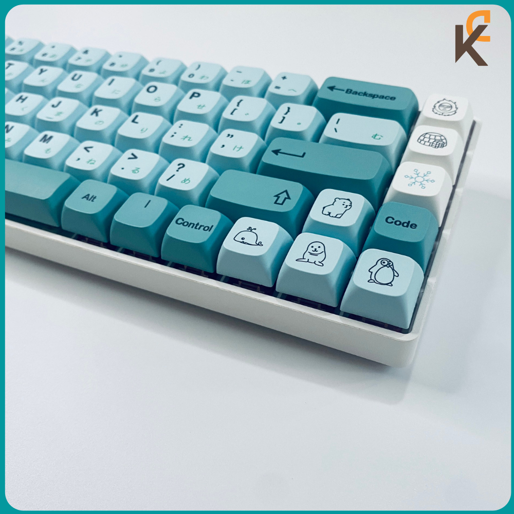 GMK Iceberg keycap XDA Profile PBT cho bàn phím cơ
