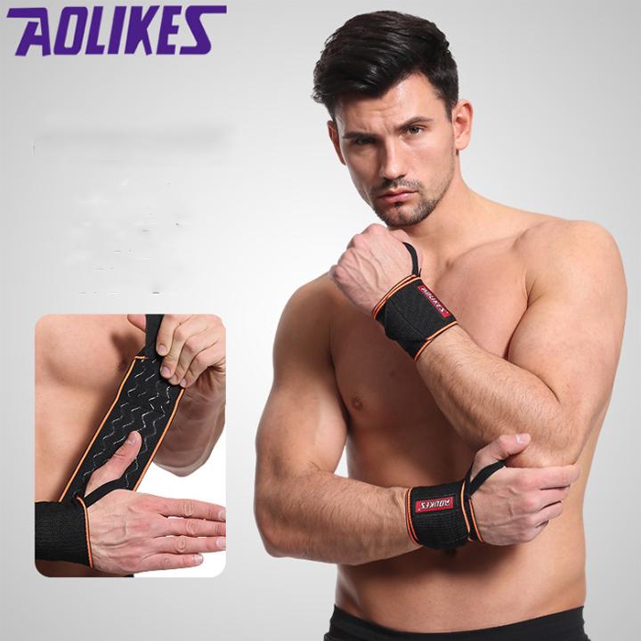 [HCM]Dây đai quấn cổ tay có móc Aolikes A1541 (1 đôi)
