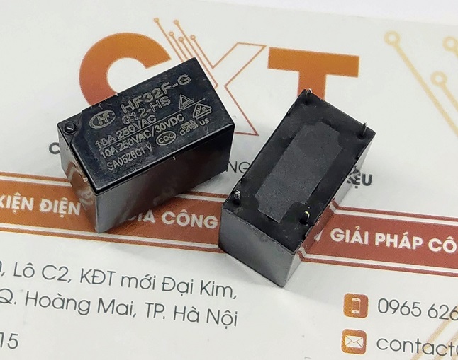 Hongfa relay rơ le 10a 12v hf32f-g-012-hs