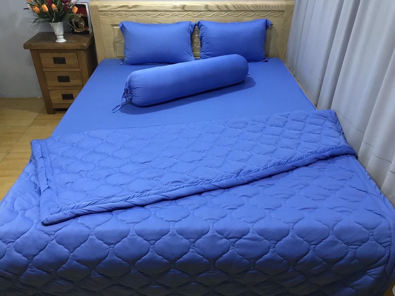 DRAP THUN HÀN 1 MẢU TRƠN-GRAP GIƯỜNG