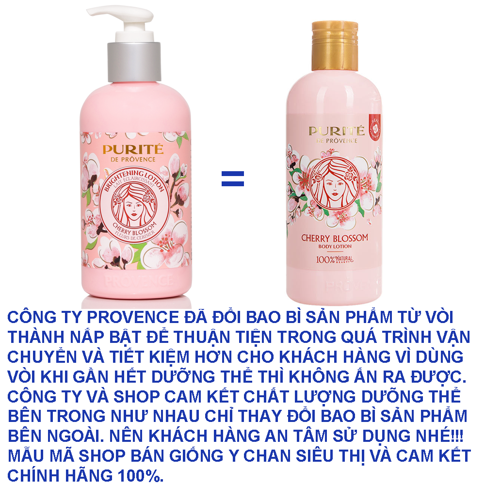 Sữa Dưỡng Thể Mềm Mịn PURITÉ 250ml