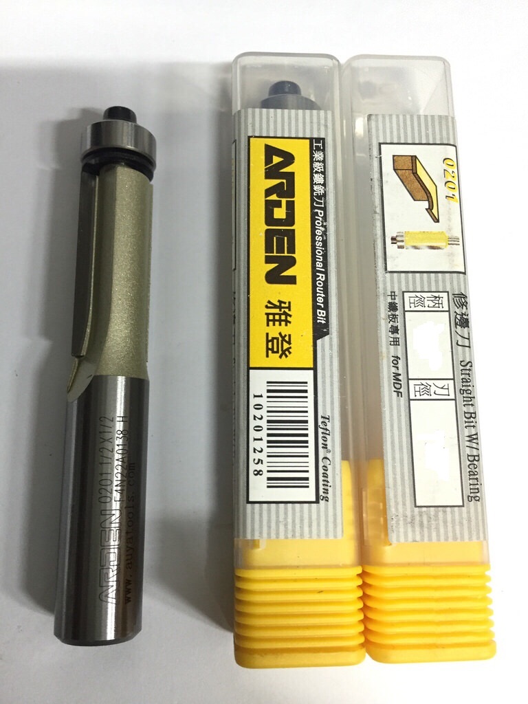 Mũi phay thẳng bi arden 1/2 x 3/8