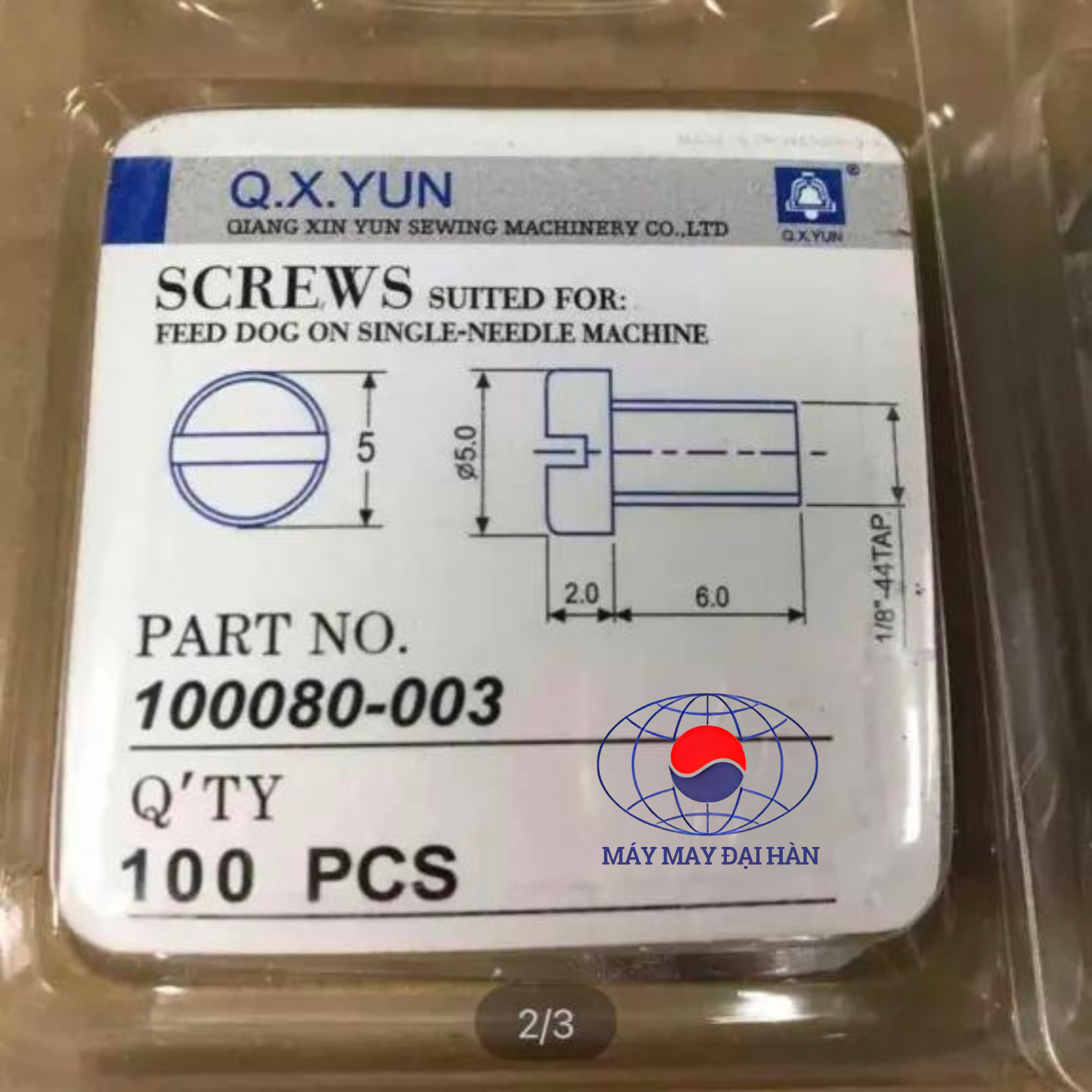 Ốc trí răng cưa máy 1 kim ( combo 10 con ốc)
