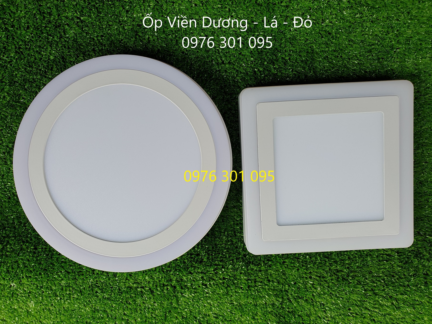 Đèn Led Ốp Nổi 3 Chế Độ [ Viền Màu ]