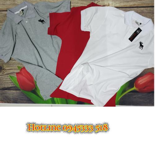 Bộ 3 áo thun cá sấu logo Abercrombie
