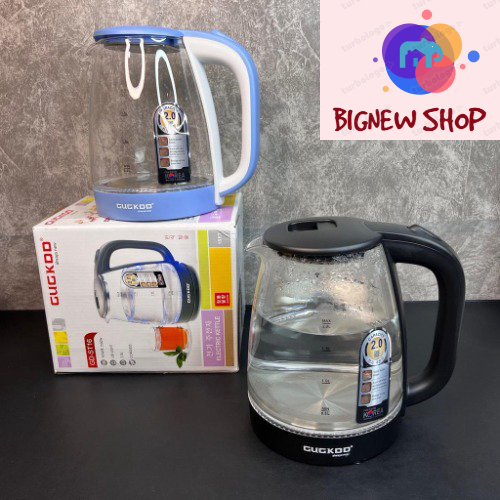 [HÀNG CAO CẤP] Bình Siêu Tốc Cuckoo Thủy Tinh - Ấm Đun Nước Siêu Tốc, Dung Tích 2.0L, Công Suất 1500W, Đun Sôi Cực Nhanh, Tự Động Ngắt Khi Sôi, Cách Nhiệt, Tiết Kiệm Điện Năng, Ấm Đun Siêu Tốc, Ấm Siêu Tốc Cao Cấp, Ấm Siêu Tốc