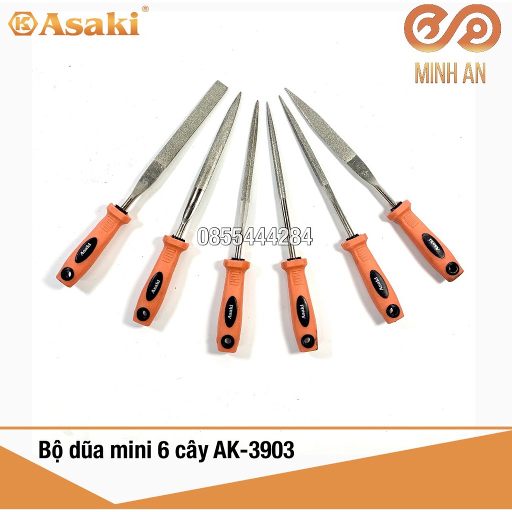 Bộ Giũa Kim Cương Asaki Ak-3903