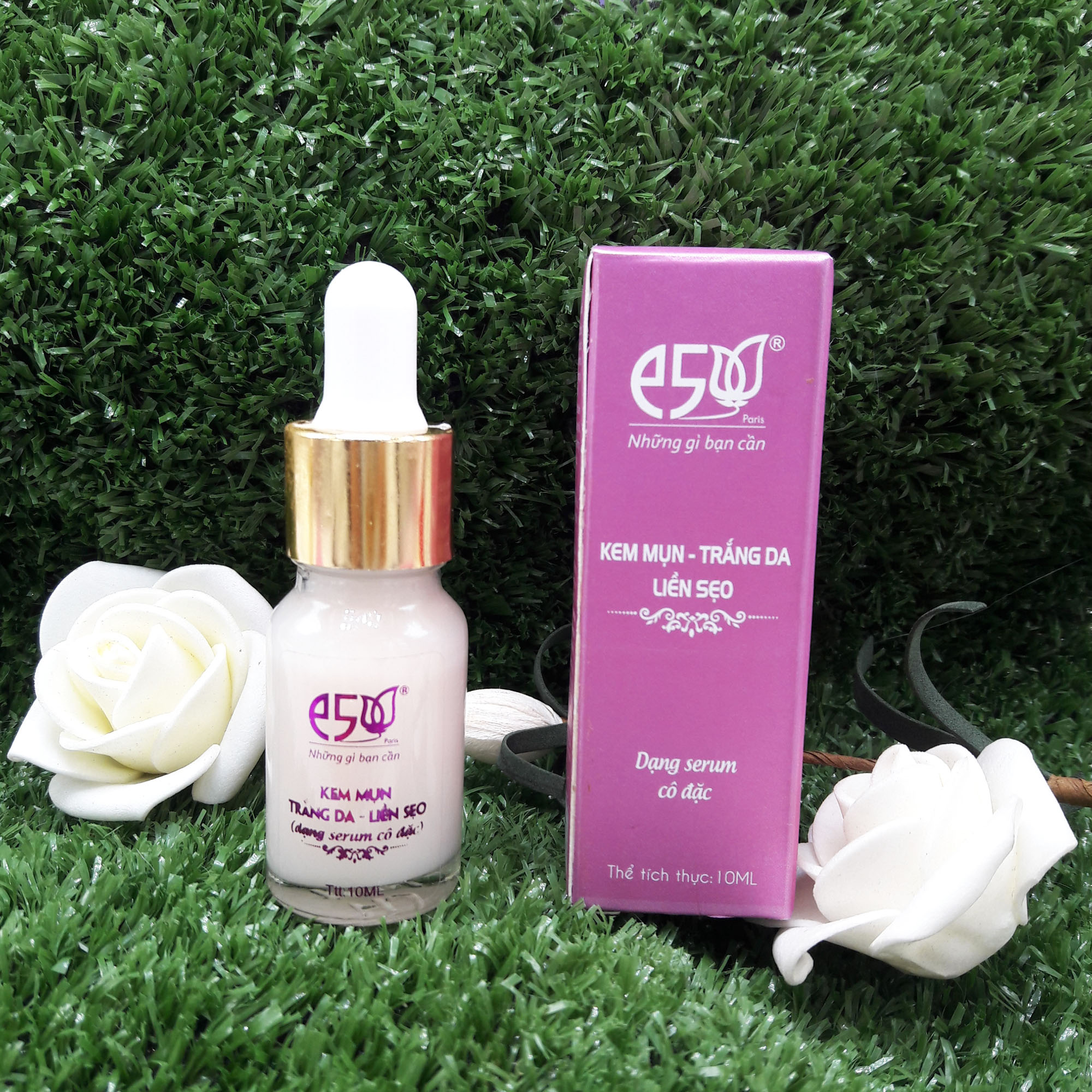 Serum Mụn Trắng Da Liền Sẹo