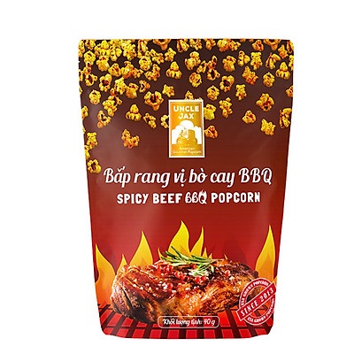 Bắp Rang Bơ Uncle Jax Đủ Các Vị - Món Ăn Vặt Dinh Dưỡng