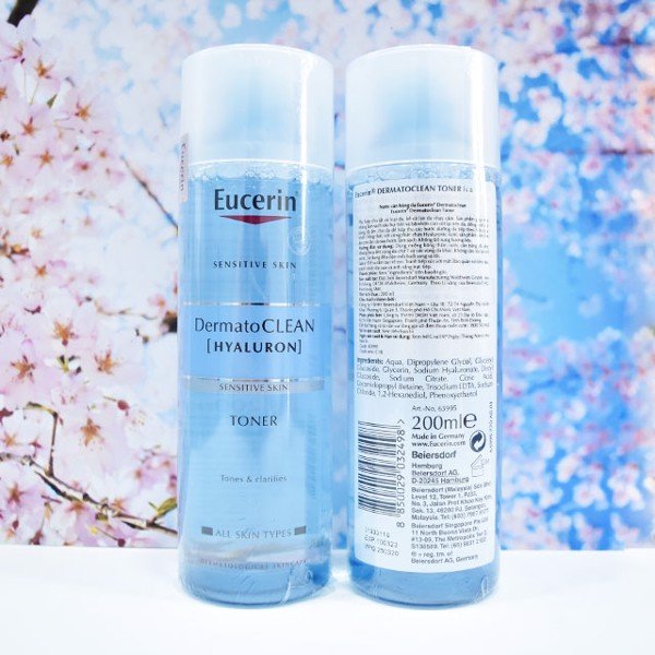 Nước Hoa Hồng Da Nhạy Cảm Eucerin Dermato Clean Toner 200ml