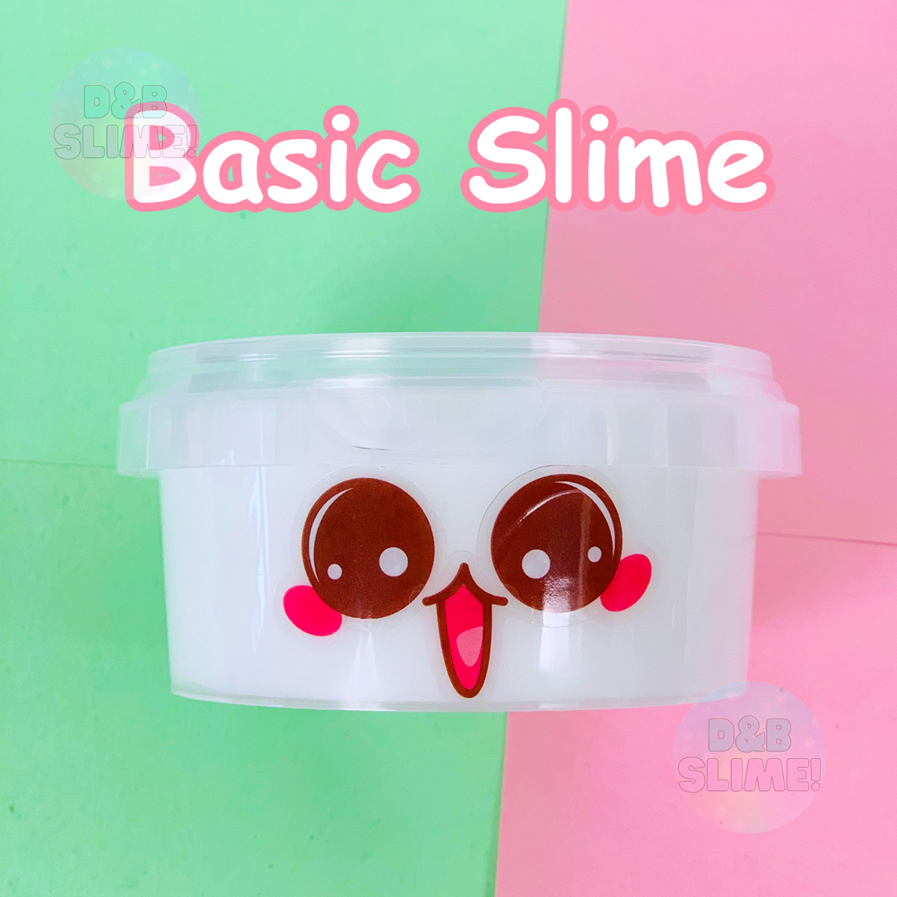Basic Slime Màu Trắng Siêu Dẻo 250Ml - Chất Nhờn Slime Cao Cấp Giúp Thư Giãn