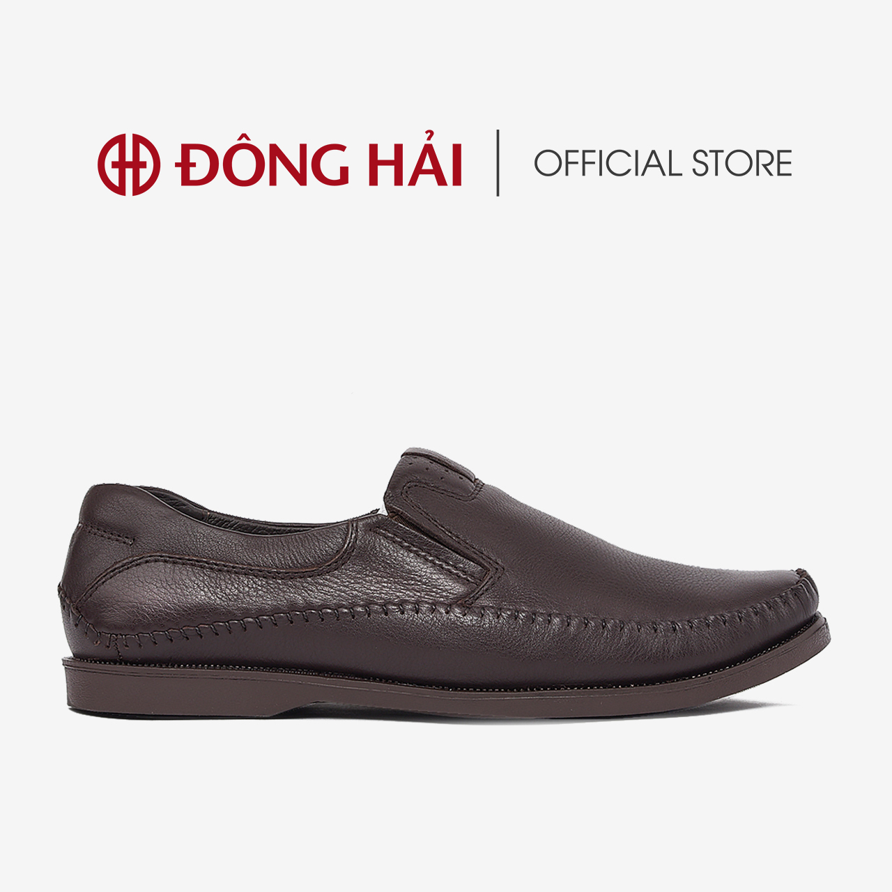 Giày Lười Nam Đông Hải thiết kế thanh lịch chất liệu da bò cao cấp - G0310