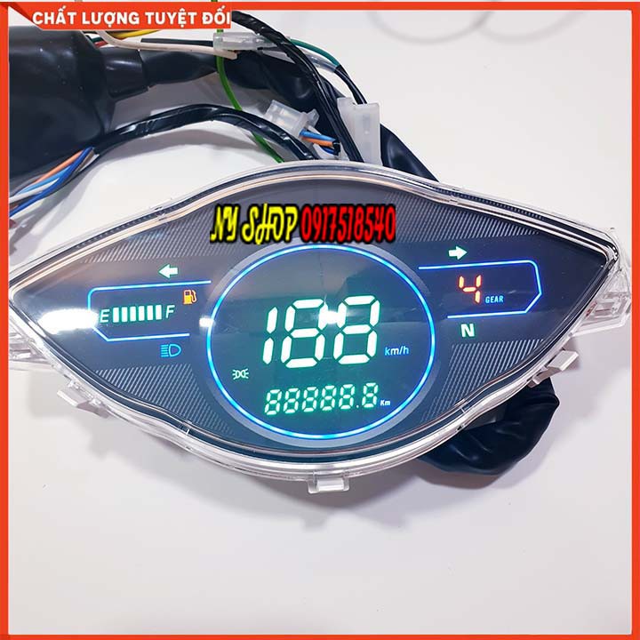 ĐỒNG HỒ ĐIỆN TỬ FULL LCD WAVE ALPHA , WAVE RS, WAVE 110