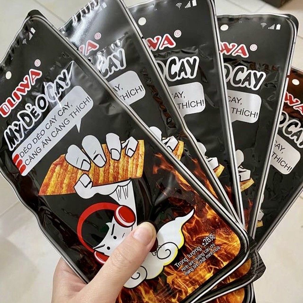 (Giảm 20K Ship Đơn 49K) 10 gói snack mỳ dẻo cay