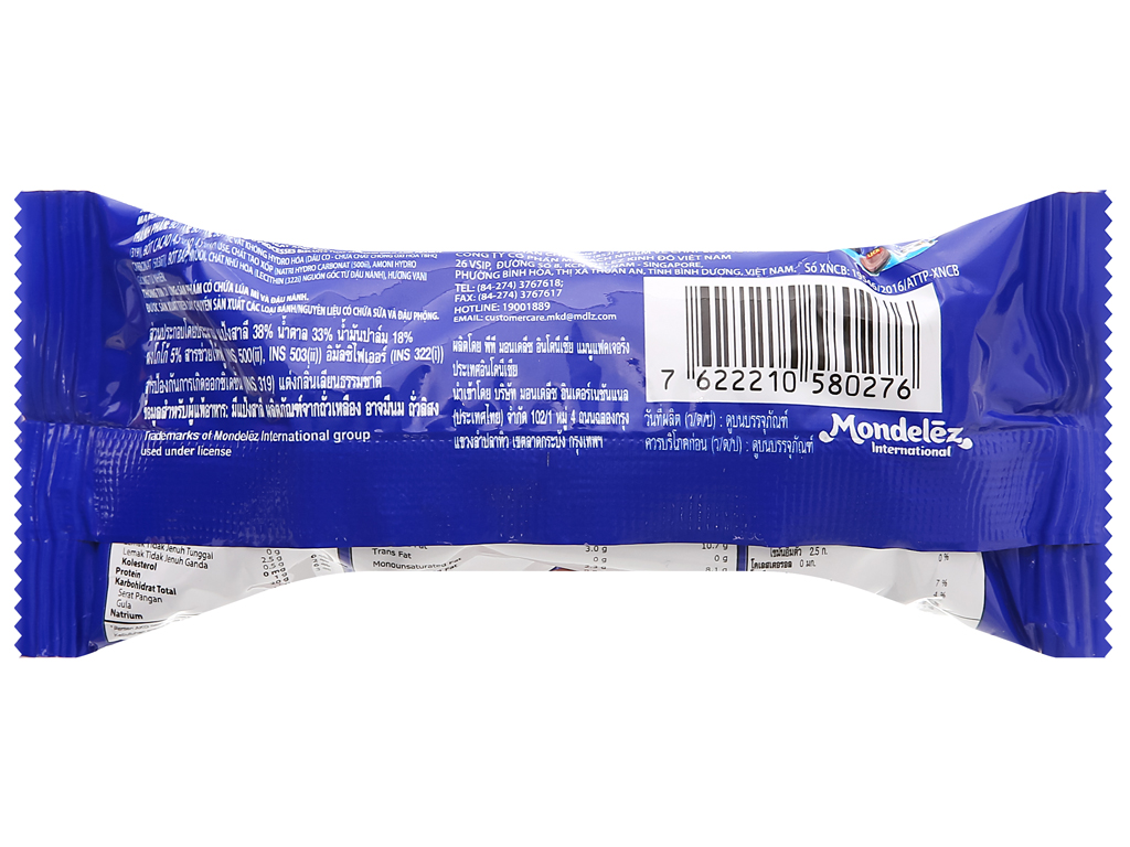 Bánh quy Oreo kem socola gói 133g