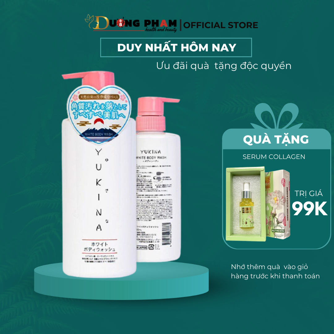  { NPP Ủy Quyền }Sữa Tắm Trắng Da Yukina Nhật Bản Trắng Hồng Tự Nhiên Sữa Tắm Thiên Nhiên Dưỡng Ẩm Lưu Hương Thơm Lâu Toàn Thân Body Wash - Sữa Tắm Nước Hoa Nam Nữ. Mới Hơn Lifebouy St Ives Hatomugi Dove Palmolive Purite 
