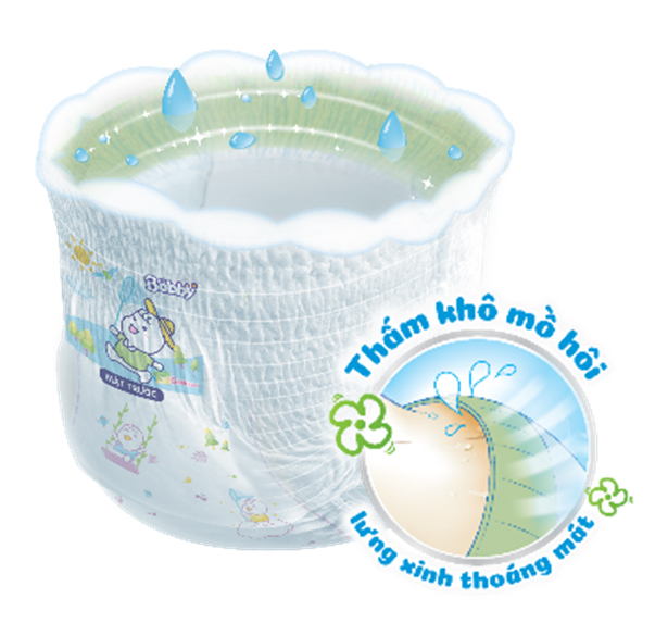 Combo 3 Gói Bỉm Tã Quần Bobby Size M 4 Miếng (6-11kg)