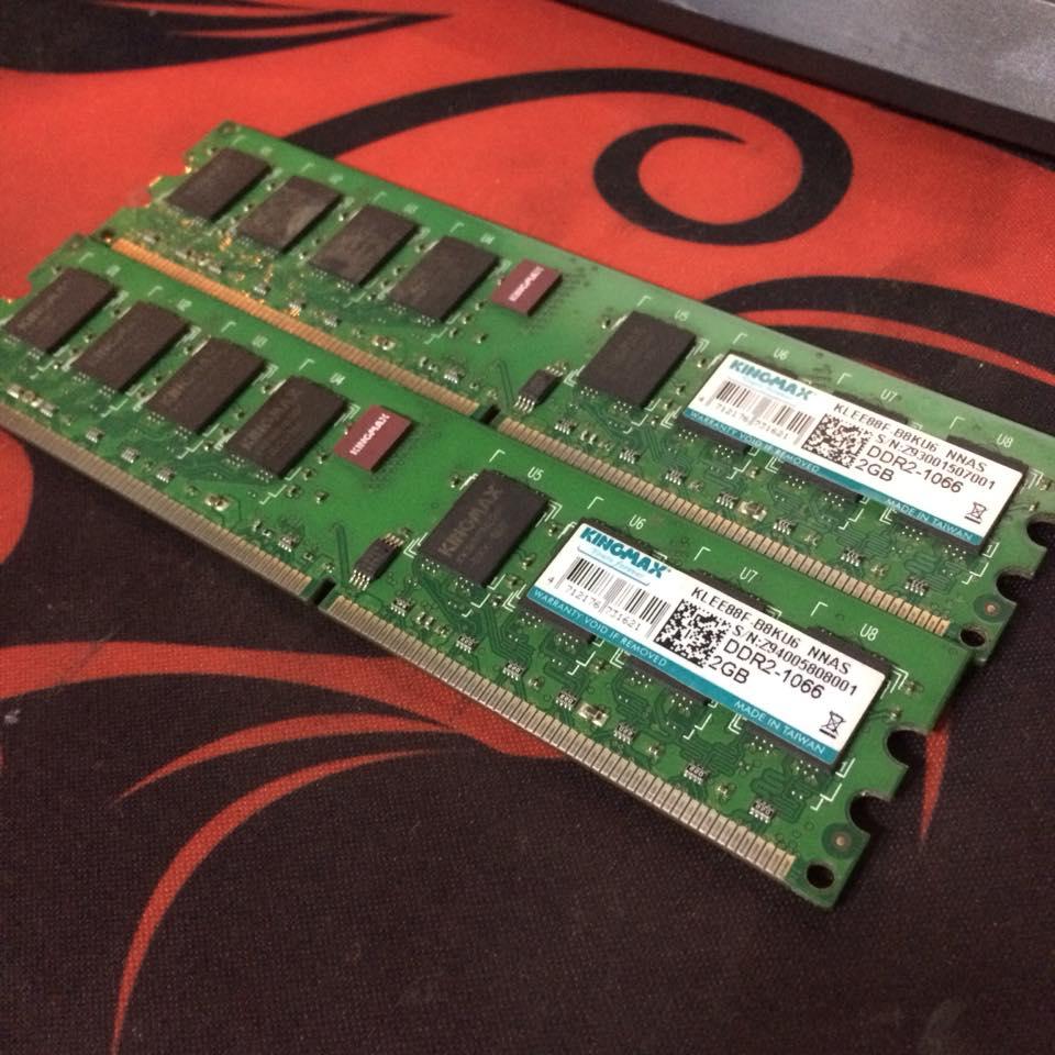 RAM 4GB DDR3 Kingmax Buss 1333 - 1600Mhz