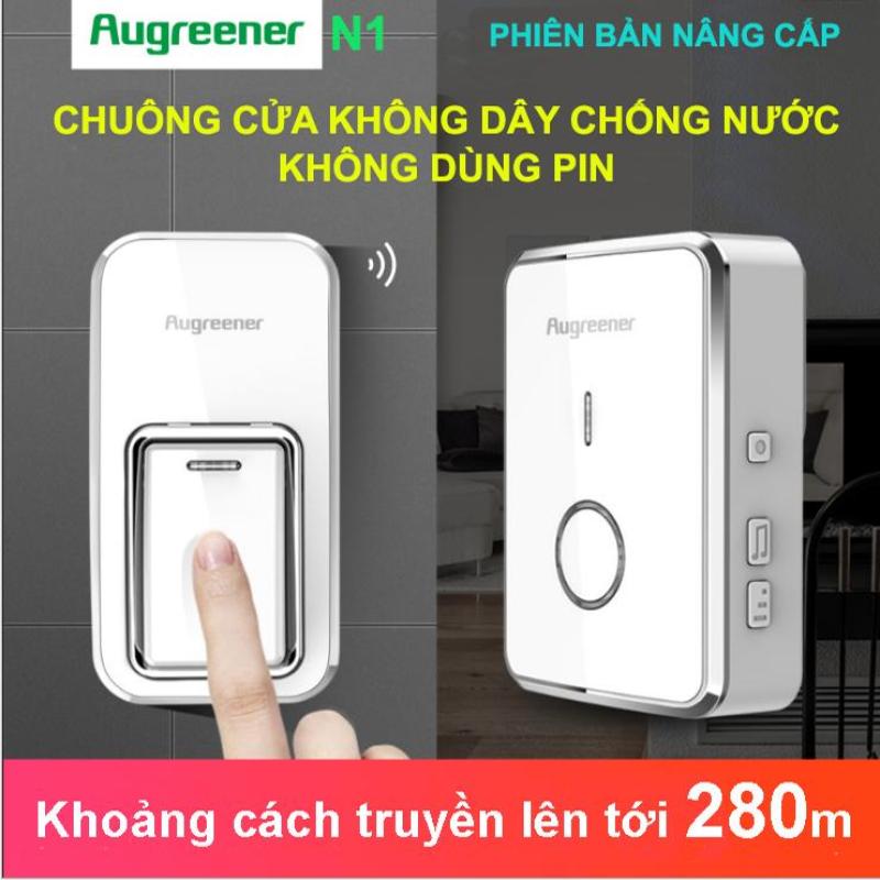 Chuông cửa không dây chống nước, không dùng pin Augreener N1 (Bản cao cấp)