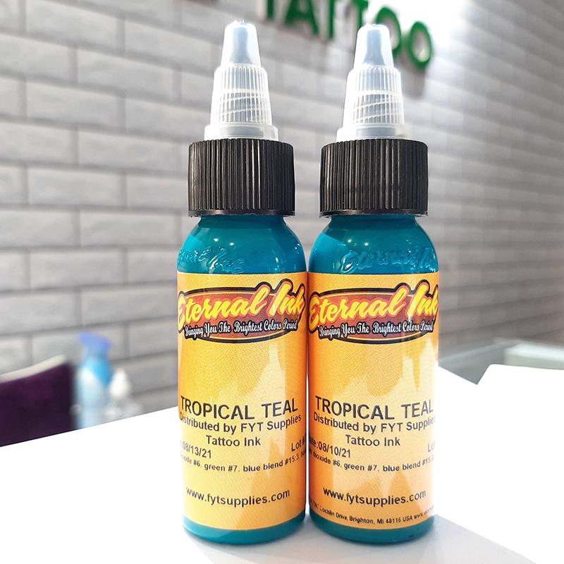 MỰC XĂM HÌNH ENTERNAL INK TROPICAL TEAL 30ML