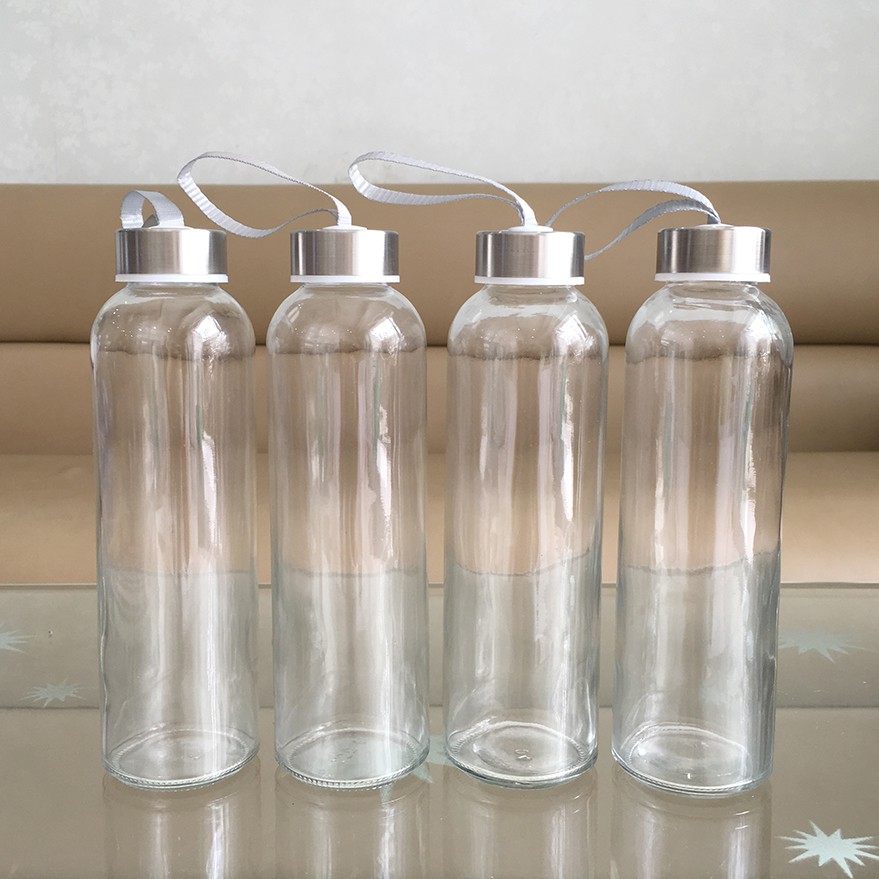 Chai Thuỷ Tinh Nắp Dây Xách 500ml