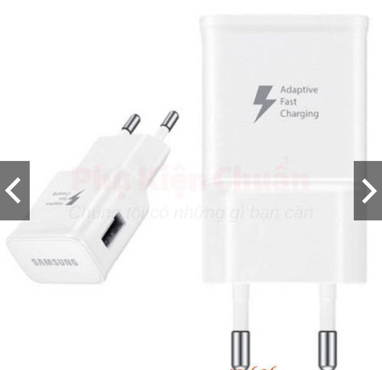 Củ sạc Samsung 2A cho S8/ S8 Plus/ S9/ S9 Plus/ Note 8/ Note 9 Zin Chính Hãng (trắng)