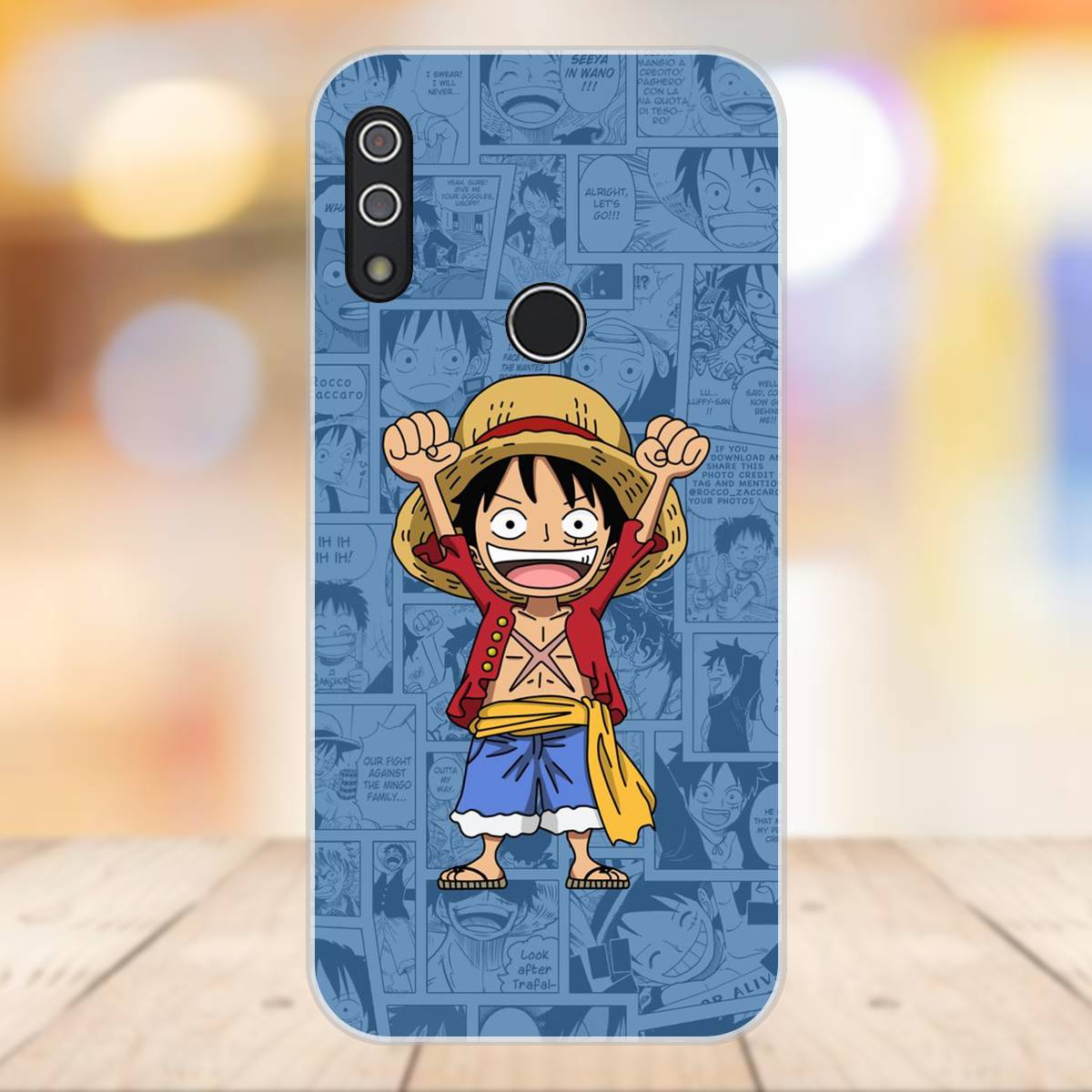 Ốp lưng điện thoại Vsmart Star 4 dẻo trong Luffy One Piece