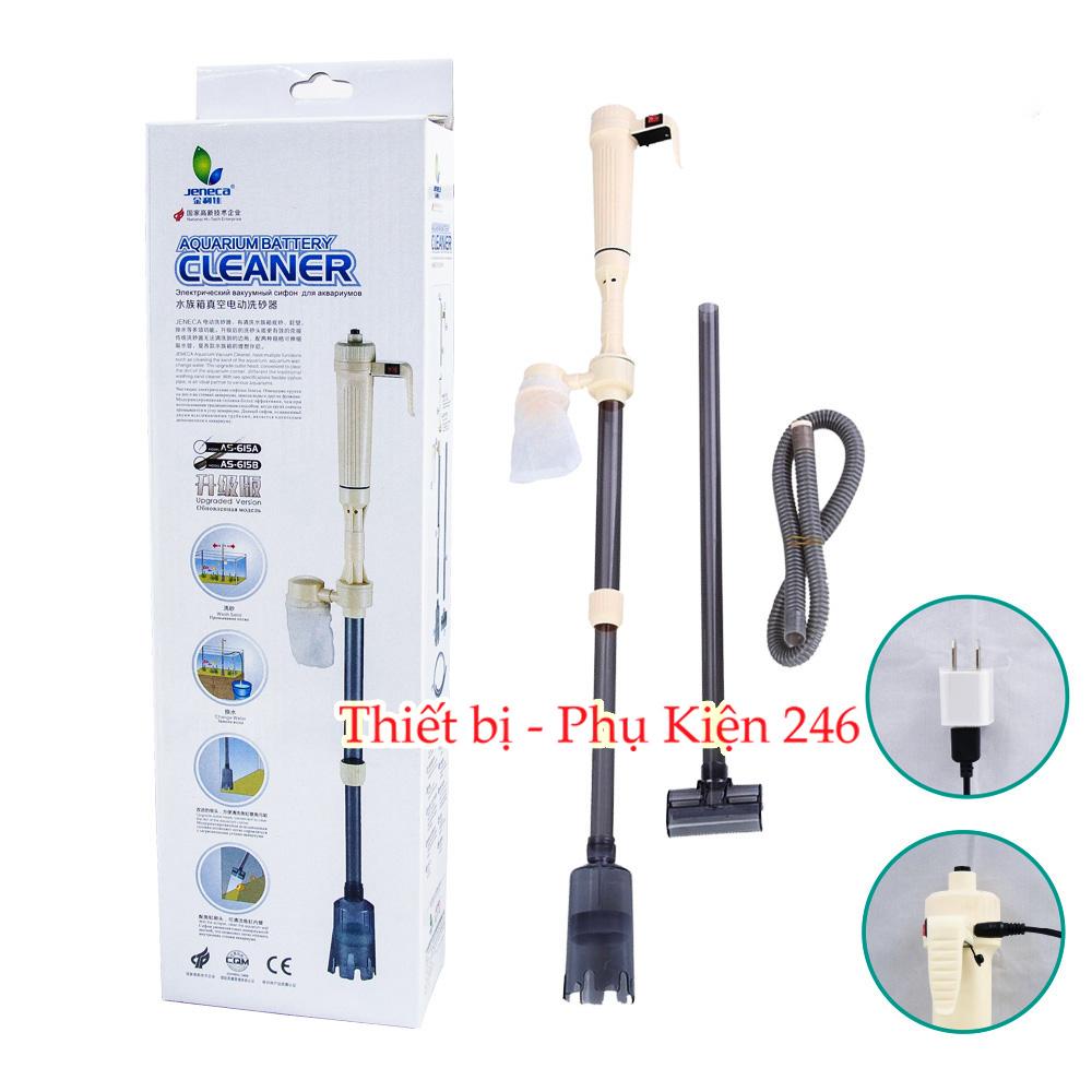 Máy hút đáy chạy pin vệ sinh bể cá - Automatic aquarium cleaning