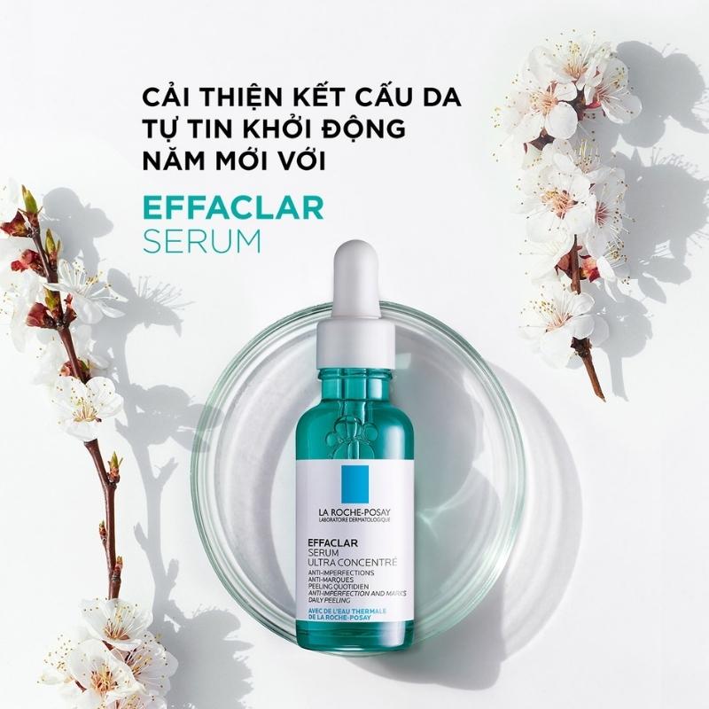 La Roche Posay Tinh Chất Effaclar Serum 3 Tác Động Giảm Mụn, Thâm Sau Mụn Và Lỗ Chân Lông To 30ml