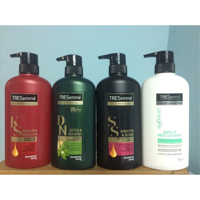 Combo 2 Chai Dầu Gội Xả Tresemme Karetin Smooth 450ml Thái Lan