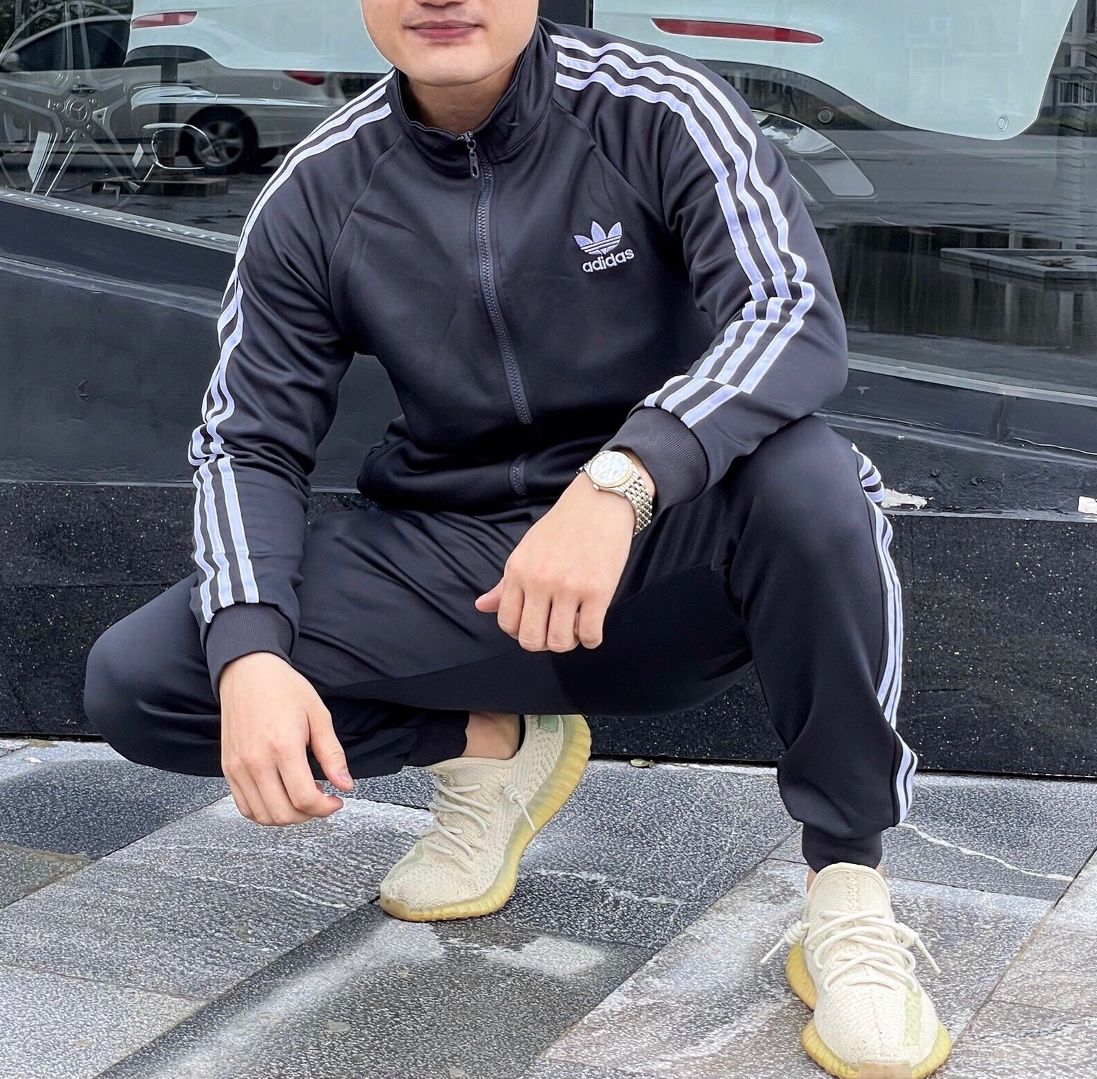 Bộ đồ thể thao Adidas - Màu Ghi