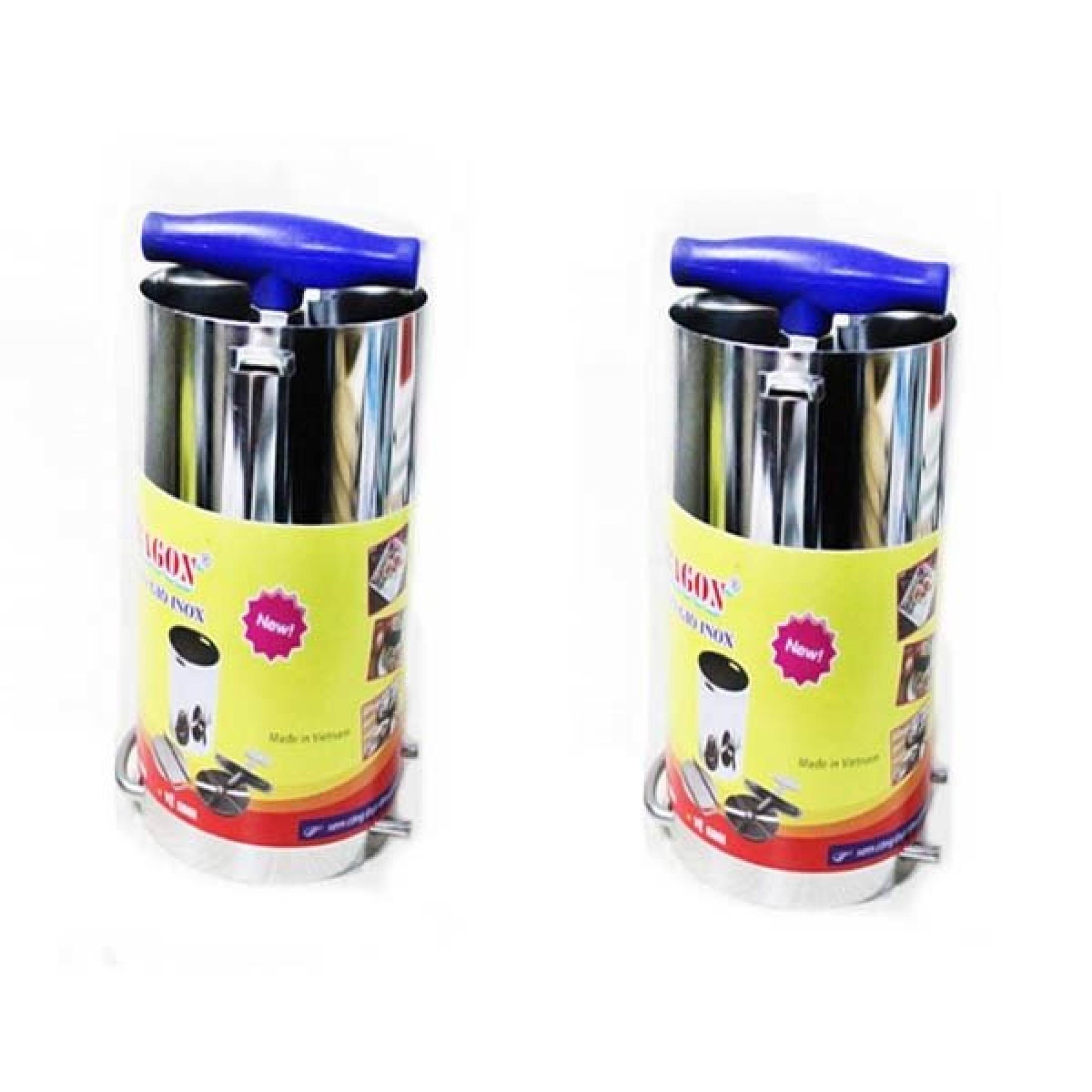 [HCM]Bộ 2 Khuôn Inox 1kg Làm Giò Chả Dragon
