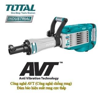 [Trả góp 0%] 1700W Máy đục bê tông 30mm Total TH217506
