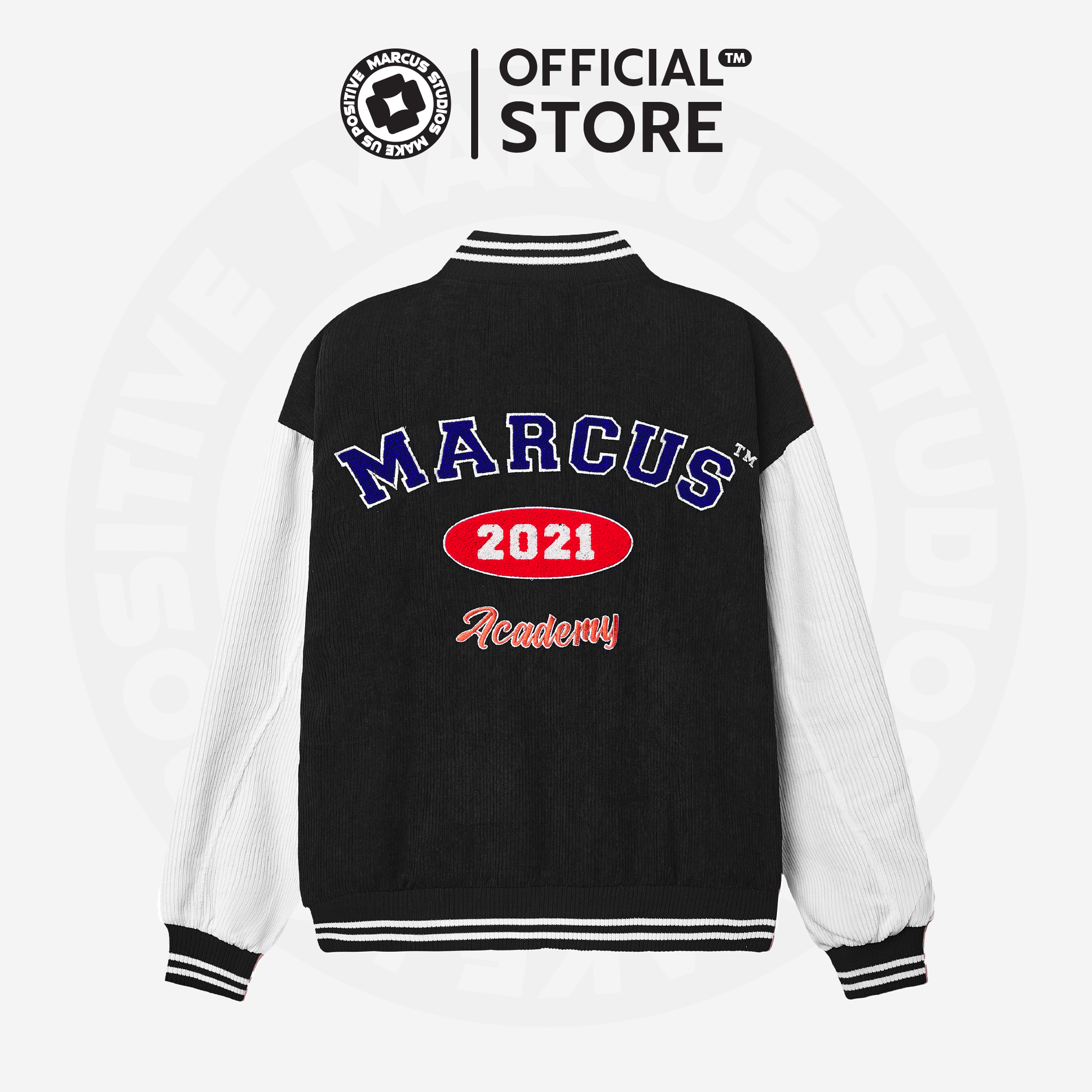 Academy bomber màu đen