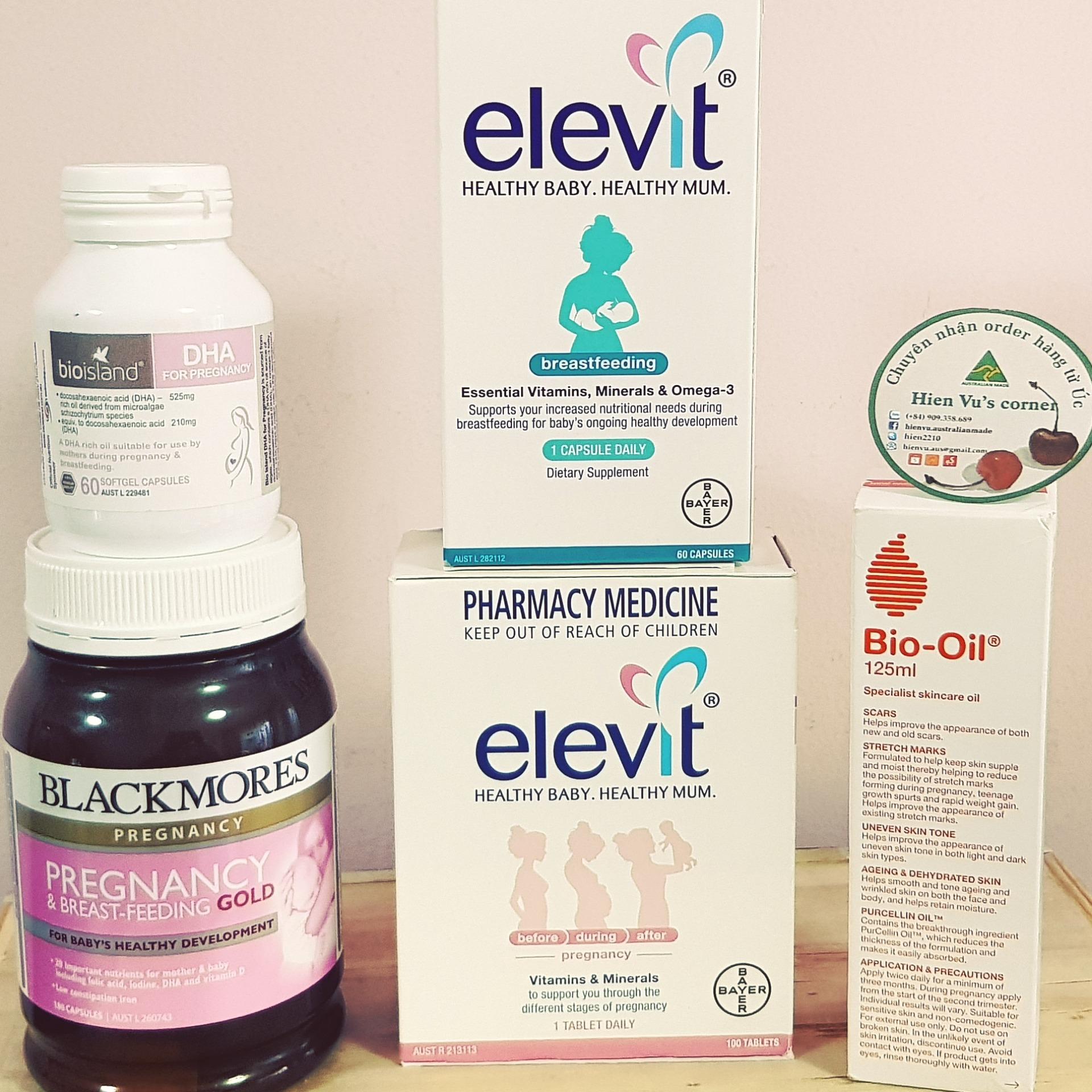 [HCM]Elevit 100 viên hồng
